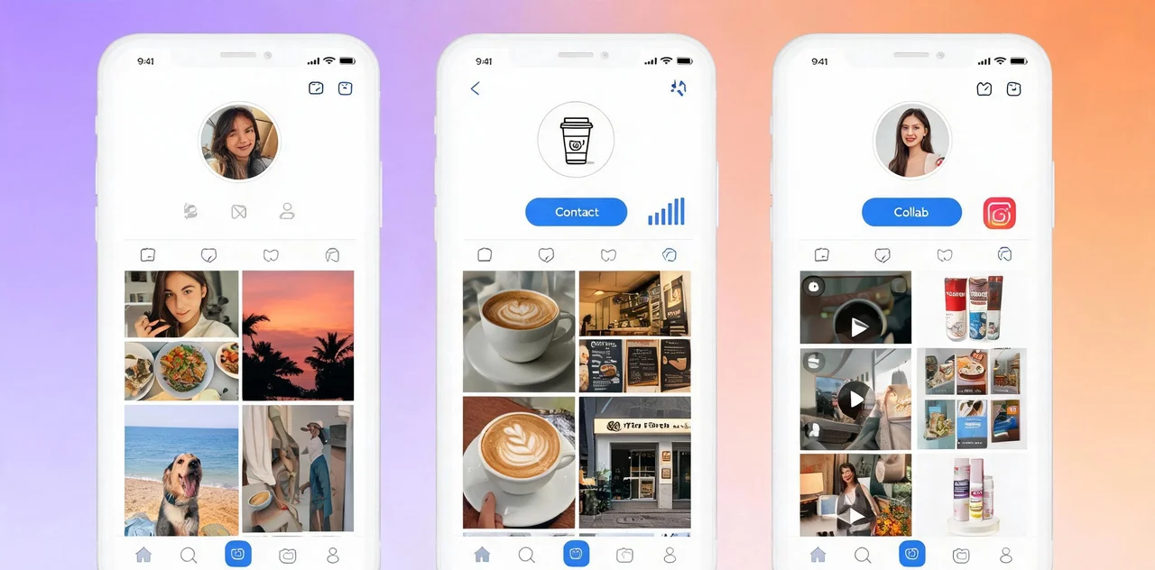 Instagram个人号、商业号、创作者号有什么区别？2026三种账号类型完整对比与切换指南