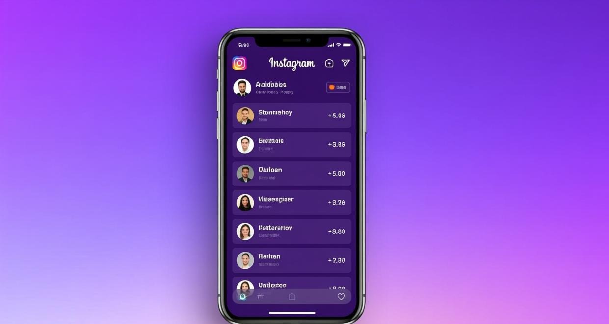 Instagram Story 浏览者列表界面